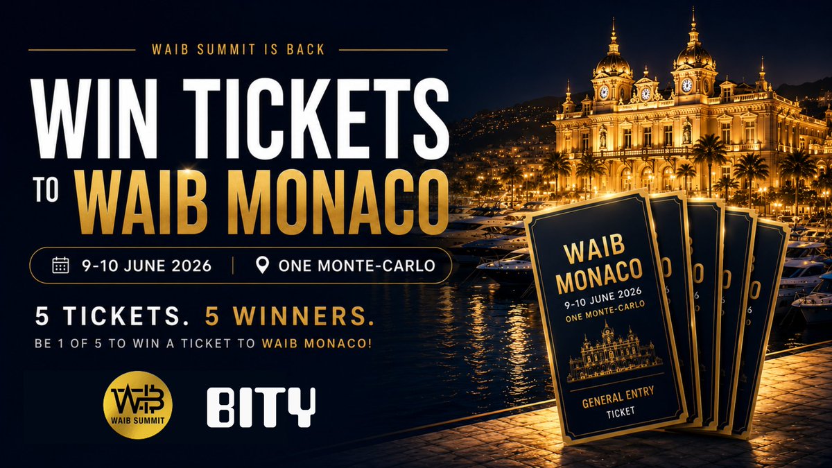 bity's tweet photo. BITY will be attending @waibsummit on June 9-10!

We have 5 complimentary tickets available for our clients, partners, and friends. If you’d like to join us, send us a DM and we’ll do our best to accommodate you.

Ticket requests close on Friday, June 5. https://t.co/lPgzG8pQ1e