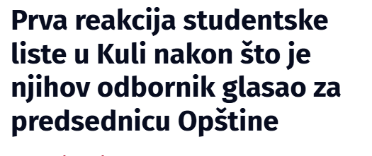 JovanB_'s tweet photo. Još pre 14 dana ukazao sam na to da se studentskoj listi ne može verovati i da je koncept anonimnosti plenuma besmislen kada se biraju ljudi koji treba nekoga da predstavljaju. Posle ovoga, studentska lista više nema nikakav kredibilitet, a datum njene političke smrti je 1. jun 2026.
https://t.co/ICD41ab0ez