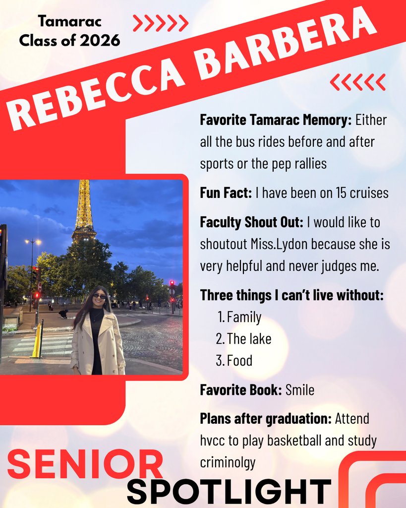 Brunswick_CSD's tweet photo. Senior Spotlight - Rebecca Barbera! https://t.co/wD1rXewQxi
