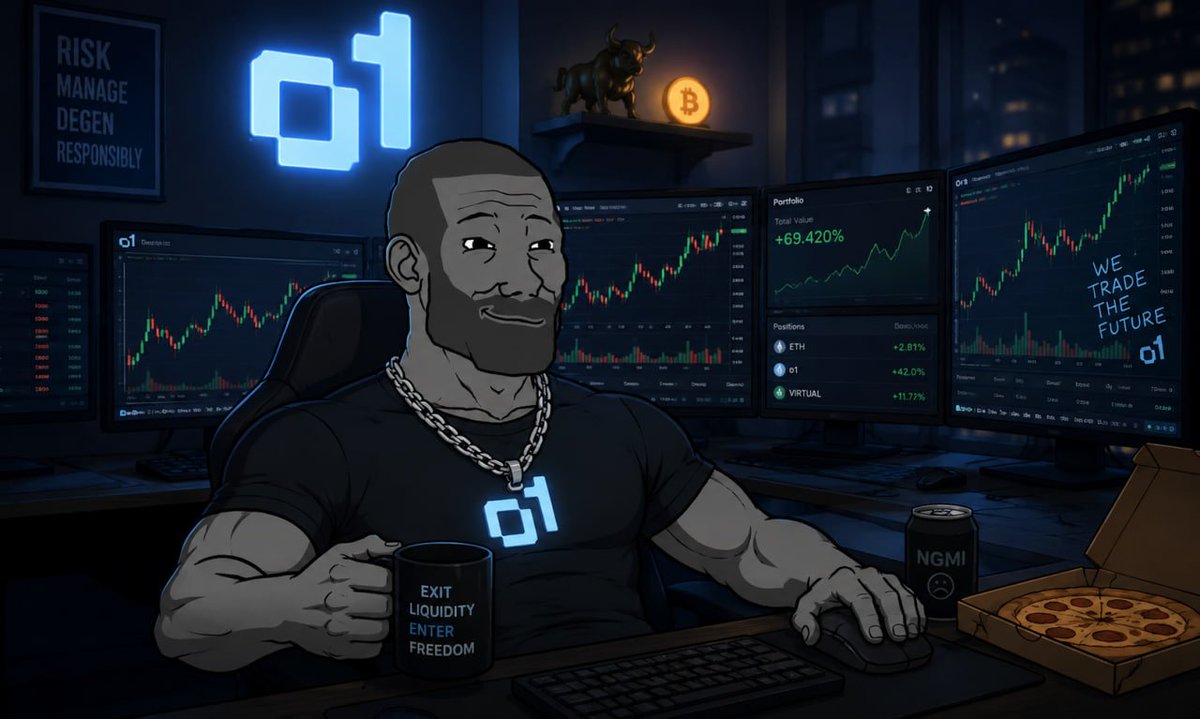 votesa's tweet photo. cleanest asymmetric setup on base rn.

coinbase already put @o1_exchange on its listing roadmap. it's a full trading terminal on base.

coinbase ventures, a16z and alliance put $4.6m in. same alliance behind pumpfun, believe and moonshot.

and the token still isn't live.

polymarket already has it:
launch by june 30 → 92%
$100m + fdv day one → 83%

and that $100m isn't random. similar projects already trade on coinbase right now:
arkham ($ARKM) → $142m fdv
avantis ($AVNT) → $137m fdv
definitive ($EDGE) → $84m fdv

o1 hasn't even launched.

founder @stambouli_o1 did berkeley in 2.5 years. paid tuition trading doge. this team is not fumbling the tge.

here's the part nobody's acting on.

o1 is the best terminal on base right now, with the lowest fees of the bunch. that alone is reason enough to trade on it.

the bonus: every trade earns points, and at tge those points turn into tokens.

~1 cent per point at default rates.
~half a cent through a referral.

by rough math, about 5x to 10x on what you spend.

so you can keep running your volume through random trenches that roundtrip to -90%.

or run it through a base aligned terminal that's simply better, cheaper, and rewards you on top.

https://t.co/xNkiYzRYq0
https://t.co/xNkiYzRYq0 
https://t.co/xNkiYzRYq0 

affiliate with the badge 8+ months. my link gives 45% cashback instead of the standard 20%, which also halves your cost per point.

work smart, don't fumble this one.
