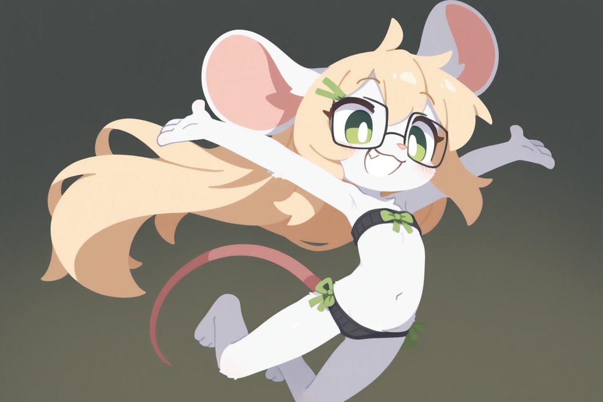 Kur_art_ai's tweet photo. Happy Men's mental health awareness month!~ 🐭💚 https://t.co/ns3bZJzsID