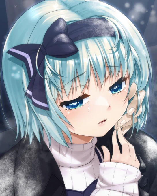 静かに降り積もる雪と肩に掛けられたコートの温もり。 触れそうで触れない指先に万感の思いを込めました。 静樹くんの涙は見る方それぞれの感じ方で受け取っていただけたら嬉しく思います。 リクエストありがとうございました! ▼Skebリクエスト受付中