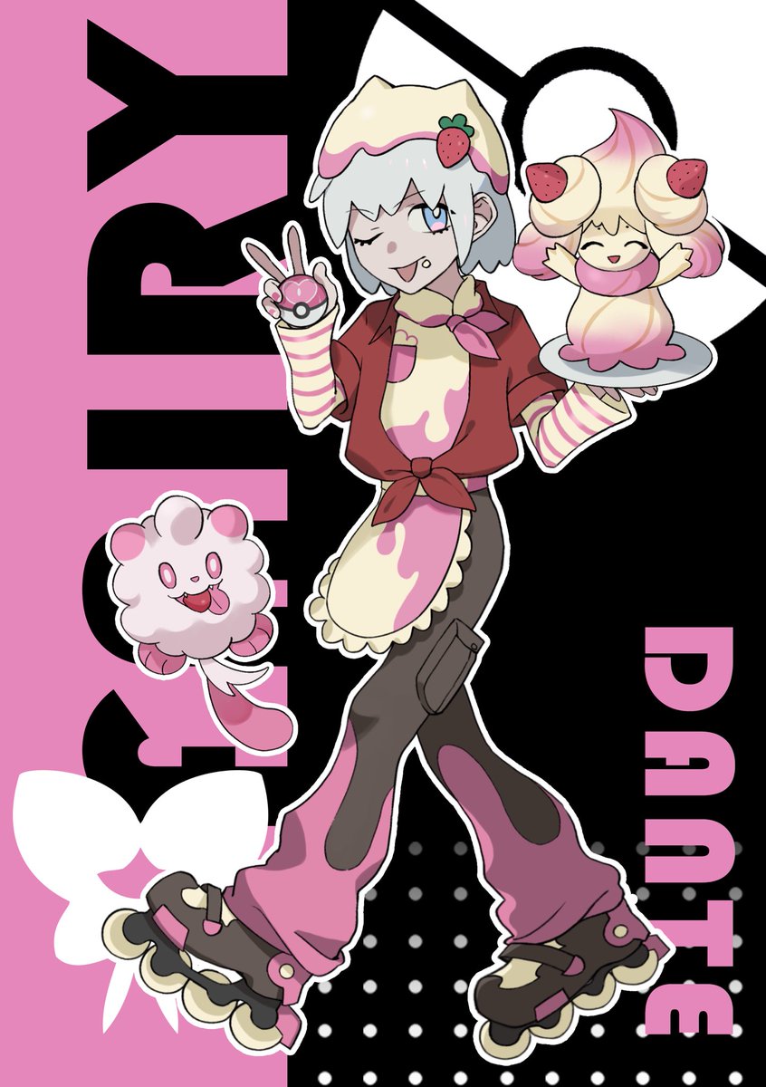 yeheyuan's tweet photo. 儿童节快乐！
我为dmcdv绘制了Pokemon Paro的crossover设计，一同11p，希望有人喜欢🥰🥰🥰
#dmcdv #Crossover #Pokemon https://t.co/AADd2AEwpR