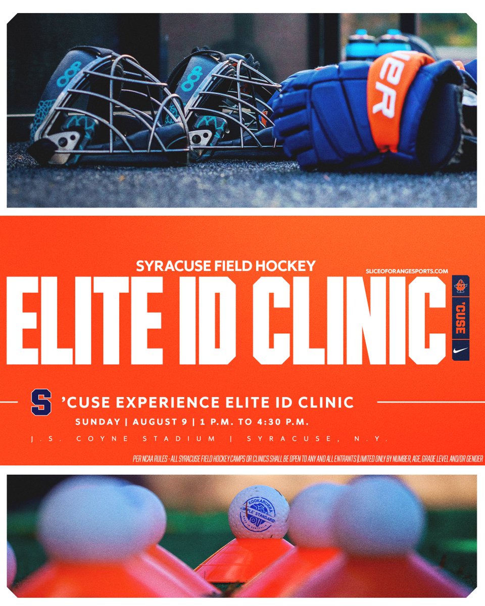 CuseFH's tweet photo. Join us in August for an Elite ID Clinic!

Sunday | August 9 | Coyne Stadium
https://t.co/XW5EkRLKJs

#lygc x #BuiltDifferent https://t.co/23WvChWzjN