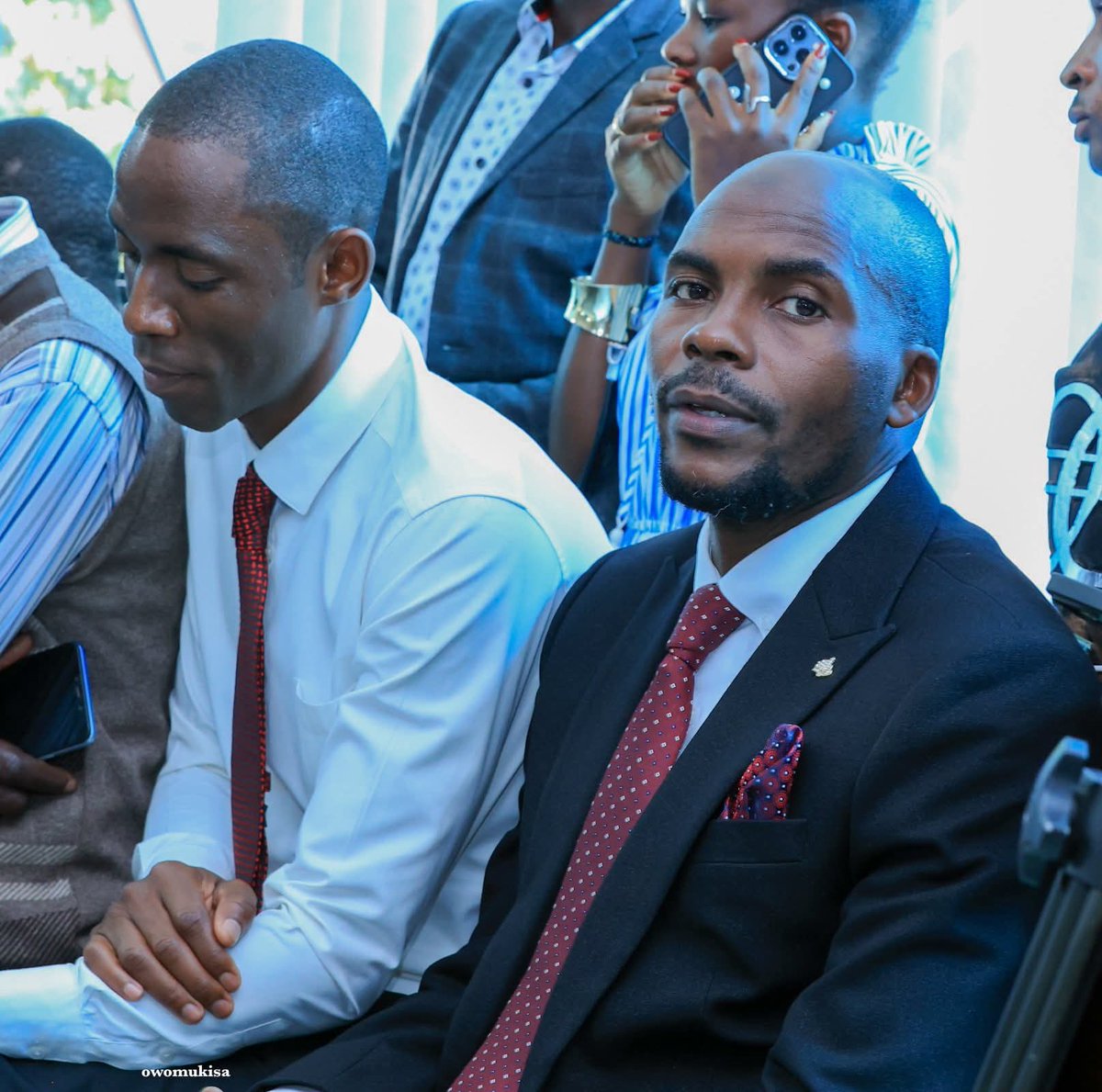 Magalaomar's tweet photo. I joined other Party Members to stand  in solidarity with Hon Kivumbi Muhammad Muwanga and 24 others  appearing before the International Crimes Division of the High Court for bail application on trumped up Terrorism charges .
#FreeAllPoliticalPrisonersinUganda https://t.co/pkRPKdIS4R