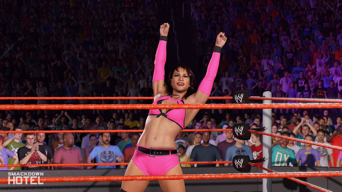TheLilShorty_'s tweet photo. We finally got Victoria &amp; Torrie Wilson back in video game together now we need Candice Michelle back in the video games to complete it #WWE2k26 https://t.co/Nvd7ppMD7T