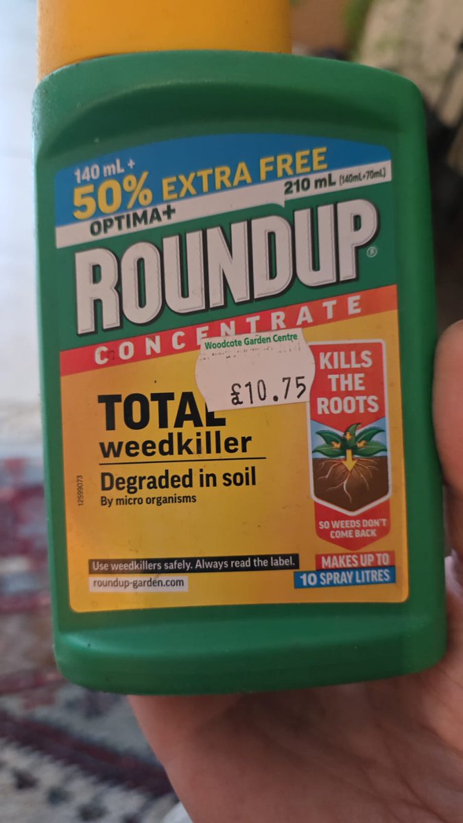 psud12's tweet photo. Doing a big clear out. 
Just found this. 
LOOK at the LIE! "Degraded in Soil" 
Reality: "persistent organic pollutant: now in every mouthful of food you eat, even organic food!". https://t.co/tcpTxXaXOK