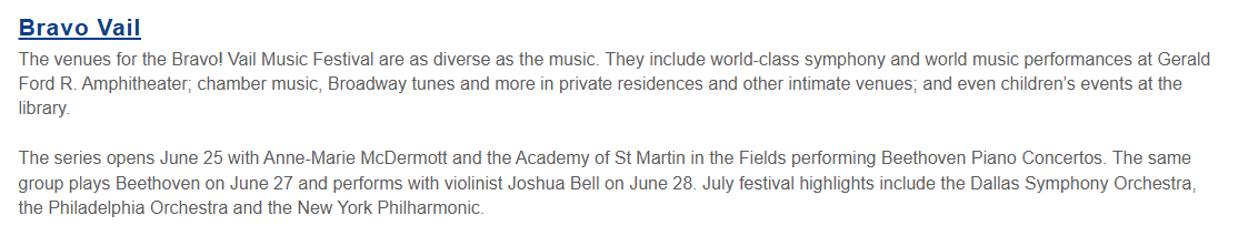 BravoVail's tweet photo. 🎻 June has arrived and Thirst Colorado has us in their June Performing Arts Preview — and we are SO ready!

Thank you @ThirstColorado for the love — and to everyone planning your Colorado summer, come find us in the mountains!

Read the feature 👉 https://t.co/jevNXi9Bi1 https://t.co/xwjzTiltFB