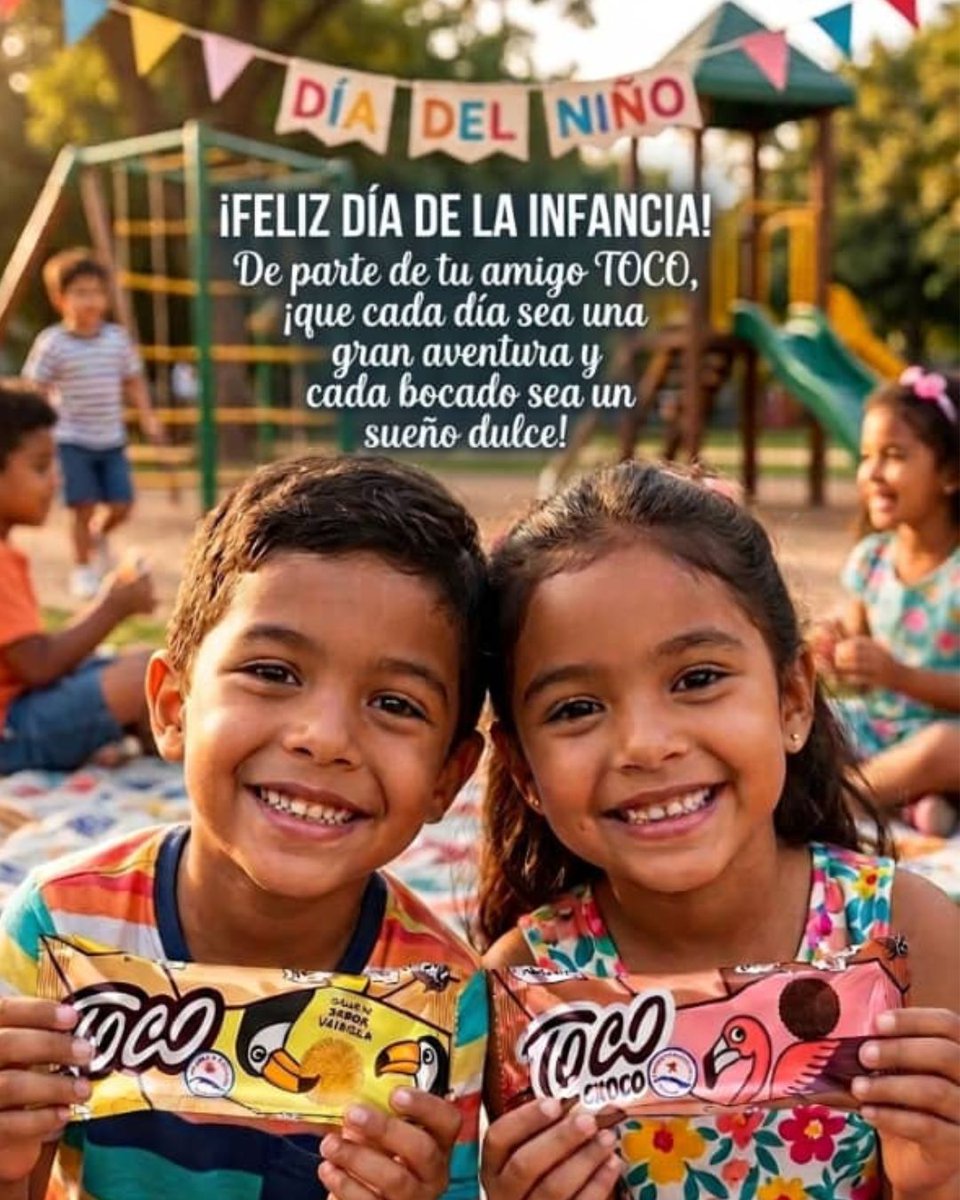 proxcorSA's tweet photo. Feliz  Dìa de la Infancia , les deseamos  a los duendes de sonrisa franca , de caritas alegres y manitas sinceras , gracias por existir 😘

#el_arte_de_los_dulces
#proxcorcrece
#Proxcor https://t.co/y3A7UX2wca