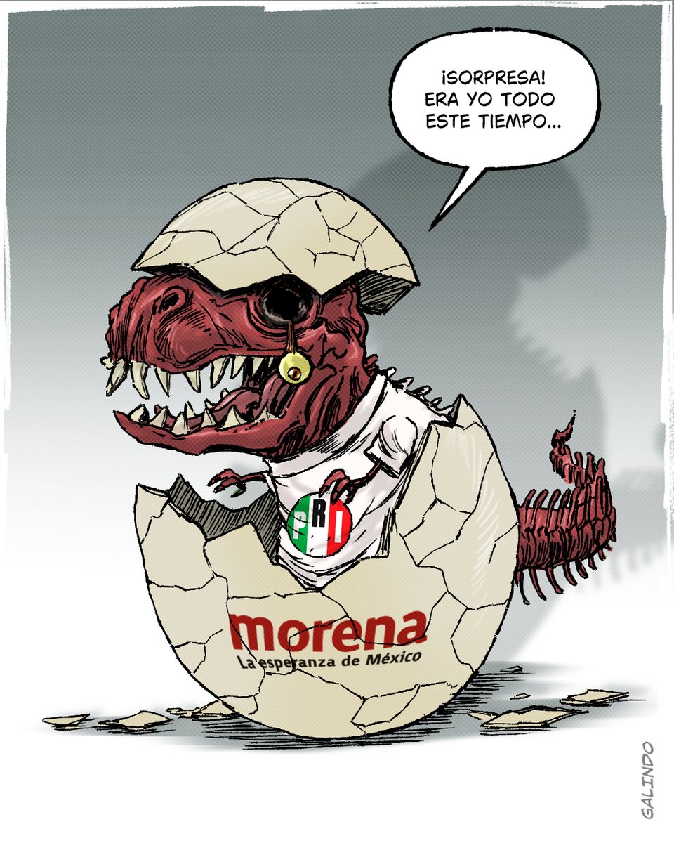 El_Universal_Mx's tweet photo. ✍️ #Cartón de @GalindoCartones : Autoritarius demagogus vivus

👇 Si quieres ver más cartones de #Opinión, entra a esta página:

https://t.co/au3Cn1qOS5 https://t.co/yfJTxIJfNH
