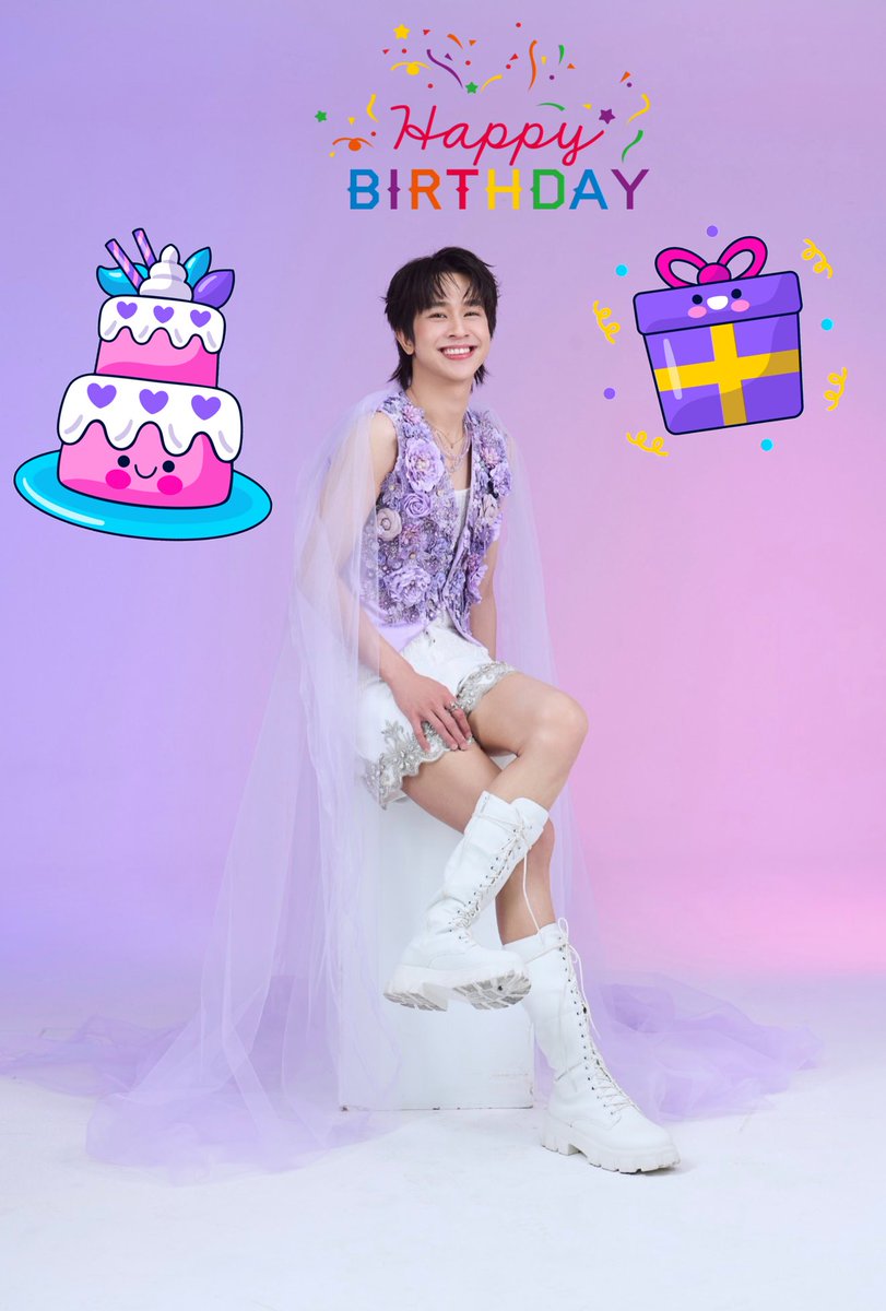 t6_6109yoshi's tweet photo. ふるたん 𝐇𝐚𝐩𝐩𝐲 𝐁𝐢𝐫𝐭𝐡𝐝𝐚𝐲🎂🎉
3才かと思うくらいに可愛い30歳ね🤭💜
いつも幸せでいてください❤️✨️
そして
自分の信じる道を進んでください
いつでも応援しています🥰
#30thHBDFlukeNatouch
#เจ้าแก้มก้อน  #fluke_natouch https://t.co/ZlEDahaPTl