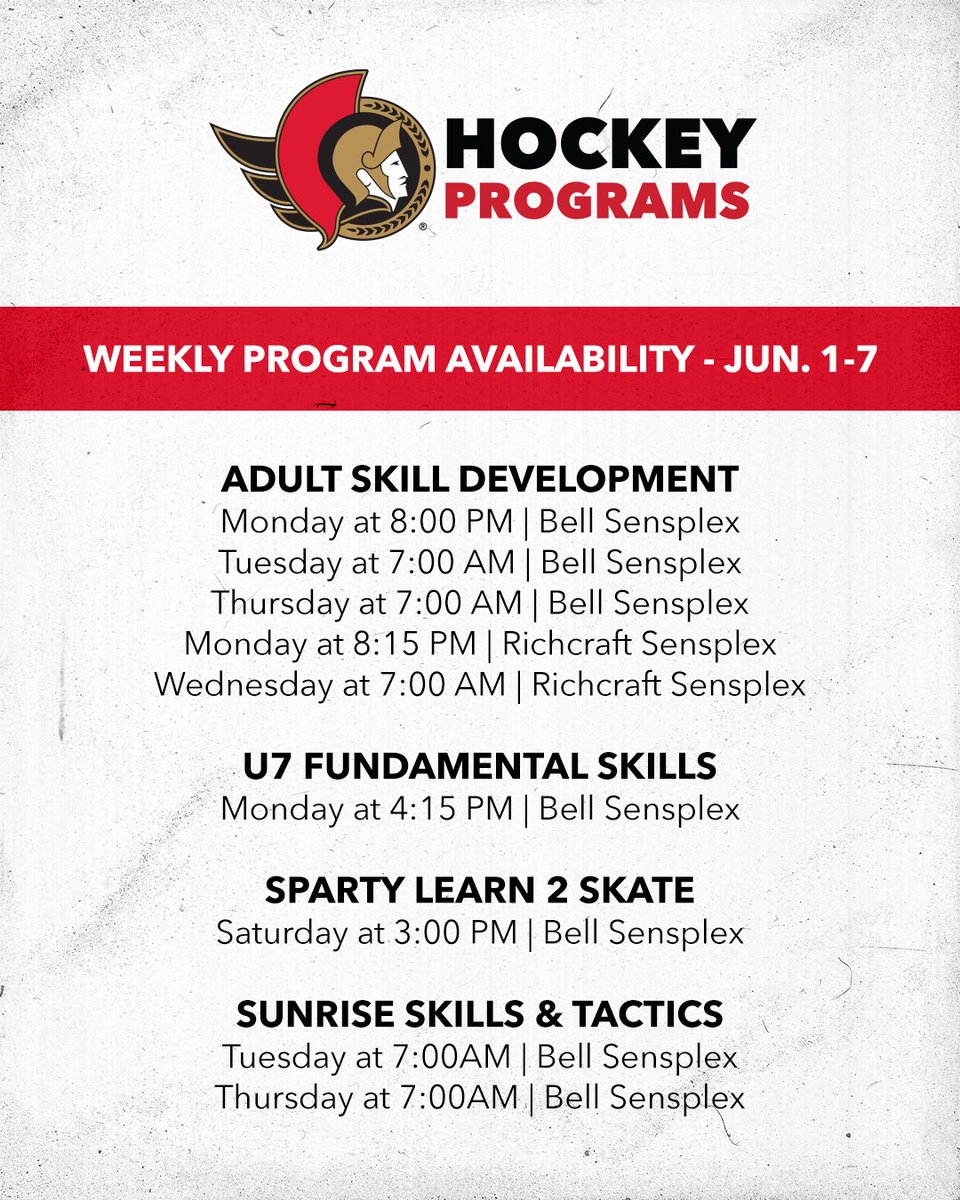 Sensplex's tweet photo. OSHP Weekly Program Availability
🗓️ - Jun. 1-7
🔗 - https://t.co/FgnNu1l8MU https://t.co/bDKzeWAp0e