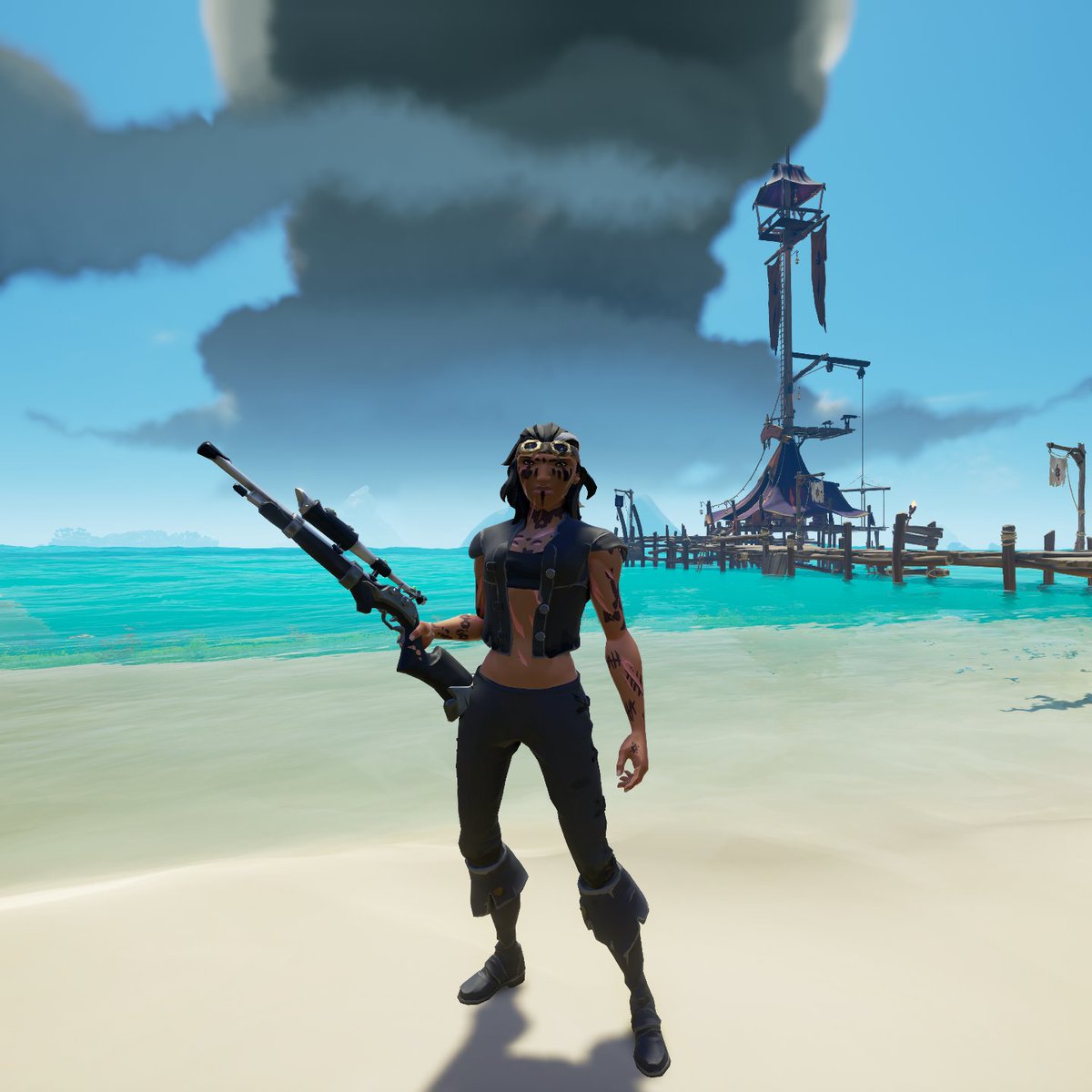Monkideno's tweet photo. Theme: Battle  
#StyleOfThieves
@SeaOfThieves 
#seaofthieves https://t.co/xOt2R9bUq9