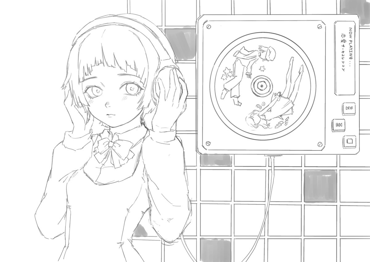 Exisil93's tweet photo. 短发抚子 
半个月前画的(｡ ́︿ ̀｡)
#物語シリーズ https://t.co/q10oDXLZcb