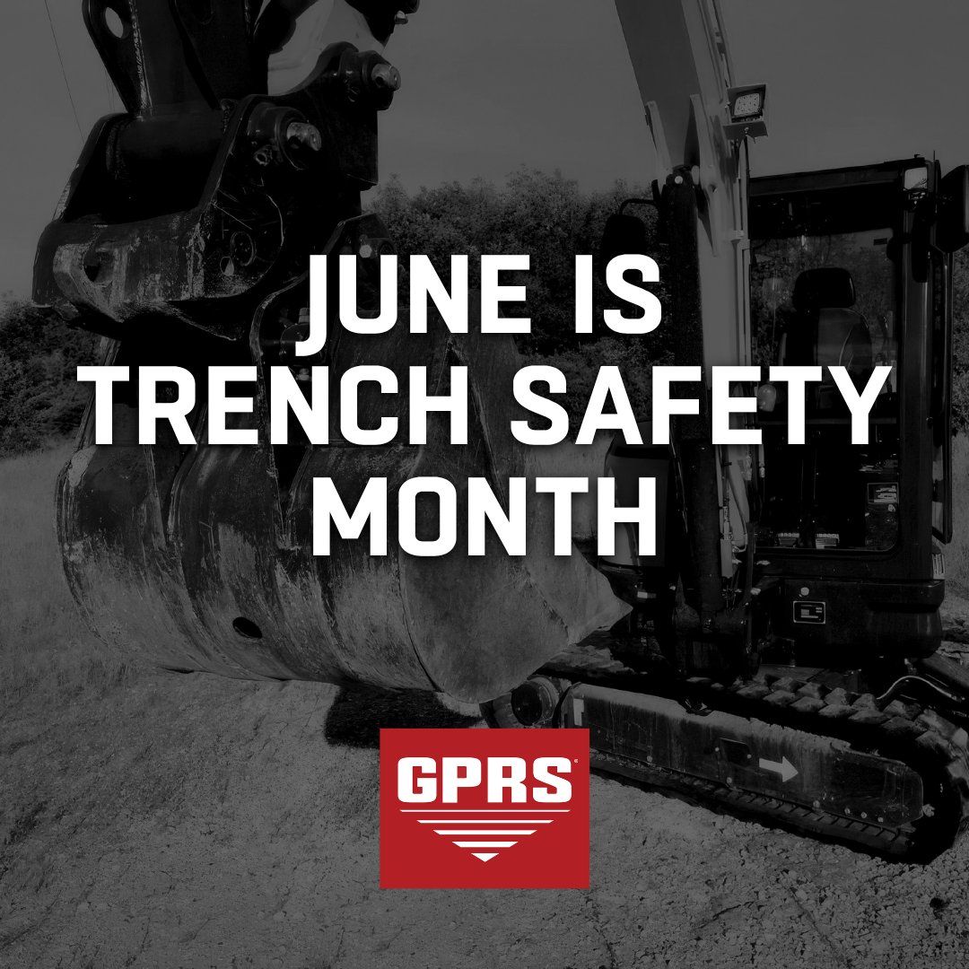 GPRSinccom's tweet photo. June is Trench Safety Month, which serves as a great reminder to always locate what’s underground before you dig. 

#trenchsafetymonth #subsurfacedamageprevention #safety #scanbeforeyoudig #utilitylocating https://t.co/ghcdk62DHn
