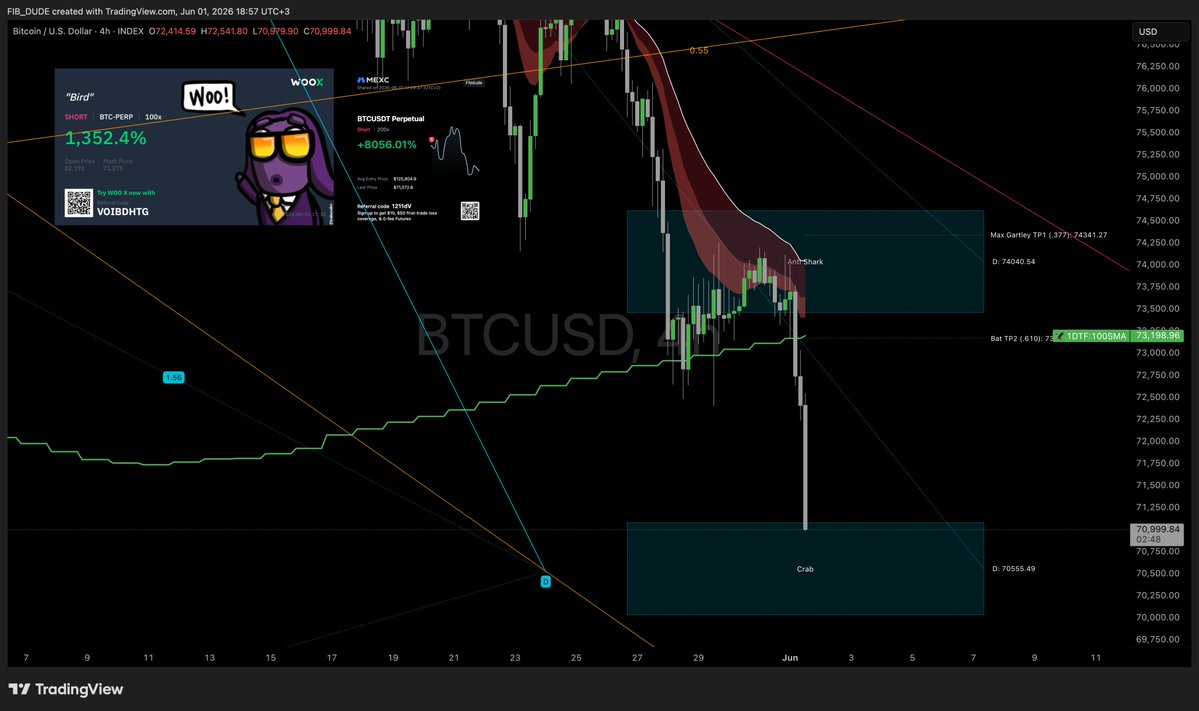 Fibdude's tweet photo. @RudyComet bitcoin:native shorts doing just fine https://t.co/x1KYzbdVxG