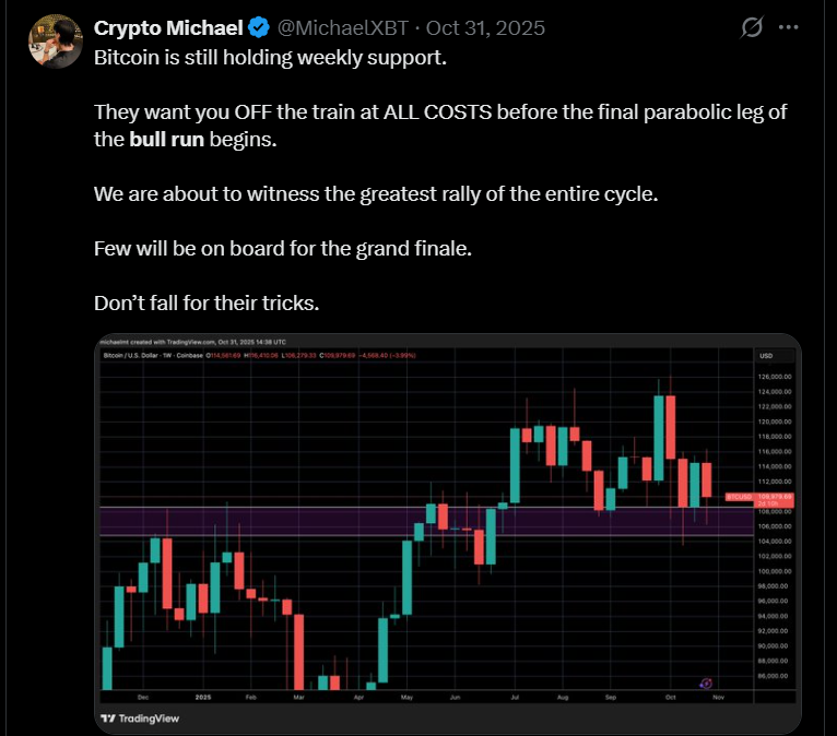 LucR0702's tweet photo. @MichaelXBT Man was hella bullish https://t.co/riYncOiWn8