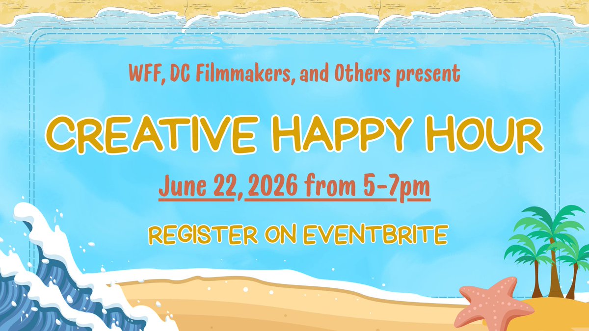 WheatonFilmFest's tweet photo. Join us on June 22, 2026 from 5-7pm for a CREATIVE HAPPY HOUR at the Silver Branch Brewing Co. Register on Eventbrite at https://t.co/jmS42urJ0L. https://t.co/PDKIKp0lSC