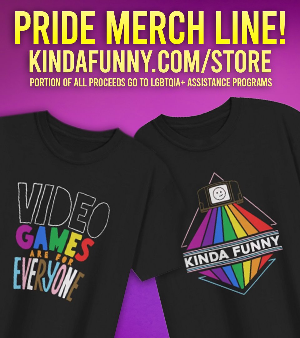 KindaFunnyVids's tweet photo. It's June so that means it's Pride Month! To celebrate, we have a new merch line with a portion of every purchase going to LGBTQIA+ assistance programs <3

https://t.co/H3xxSd03cU

Merch designed by: The French Dip Design https://t.co/a2ZN4Ro2DA