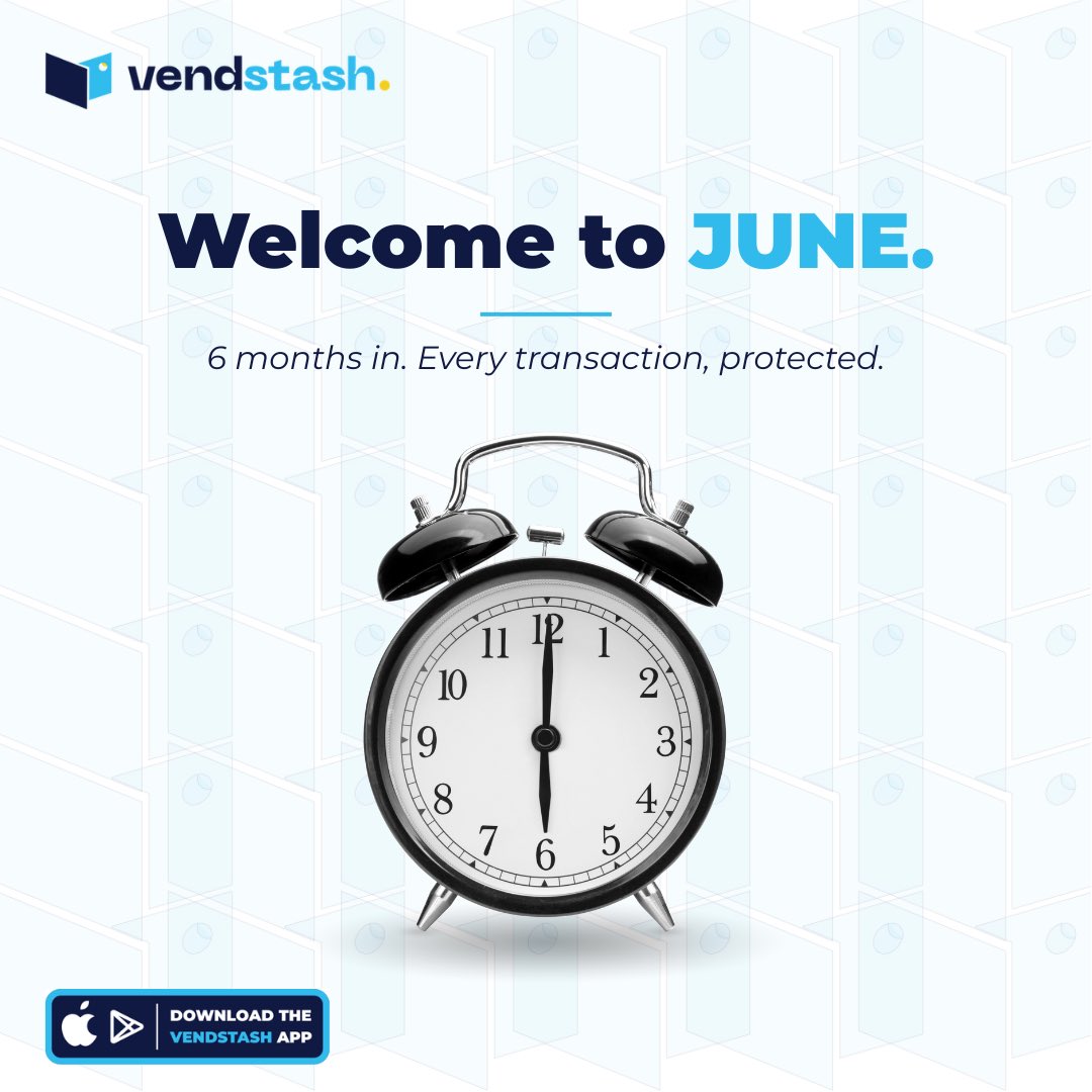 vendstash's tweet photo. Welcome to a new month.✨

If you've been trading online, one thing should be important; your money's safety. 

With Vendstash, your payments are always protected. 

Here's to the second half, starting right ➡️ https://t.co/tM3p63RudW

#Vendstash #escrow #ecommerce #june #viral https://t.co/TddVwtt0k8