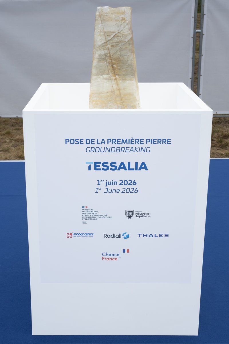 thalesgroup's tweet photo. @HonHai_Foxconn, @RadiallGroup and Thales today inaugurated #Tessalia, a new joint venture dedicated to Outsourced Semiconductor Assembly and Testing in France. ➡️ Read more: https://t.co/EiGTzZZfww https://t.co/5ImLuT57Eb