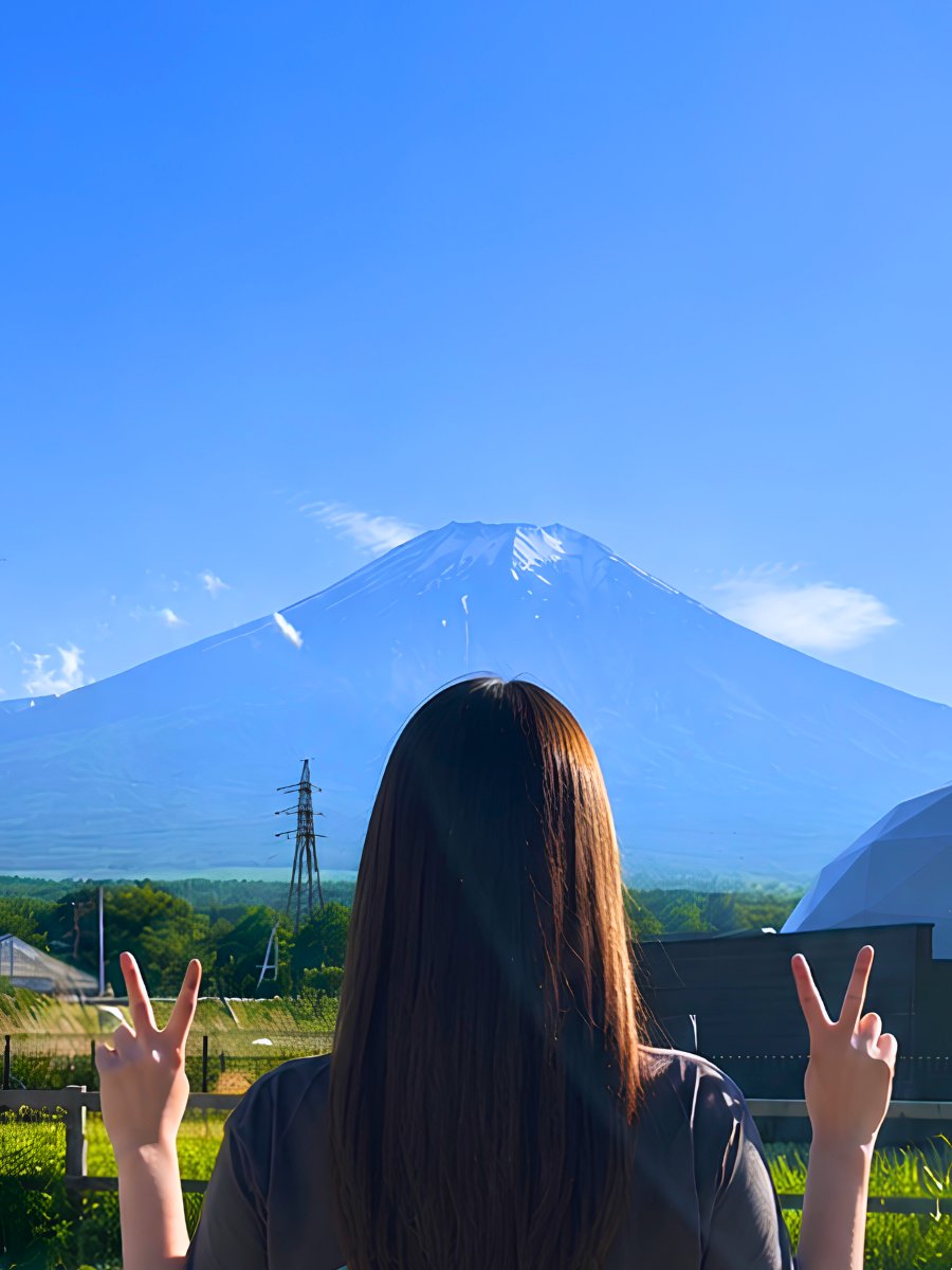 ebimai_OS's tweet photo. おはようございます！🚢

週末はアワーズシップのアウトドア部で、山梨県へキャンプに行ってきました🏕️

活動記録はまたnoteにまとめます💭

目の前にはおっきな富士山！！⛰️✨

景色も最高！！
たくさん食べてたくさん笑って楽しかった〜(*,,˃ ᵕ ˂ )💗 https://t.co/rqAIADeiuk