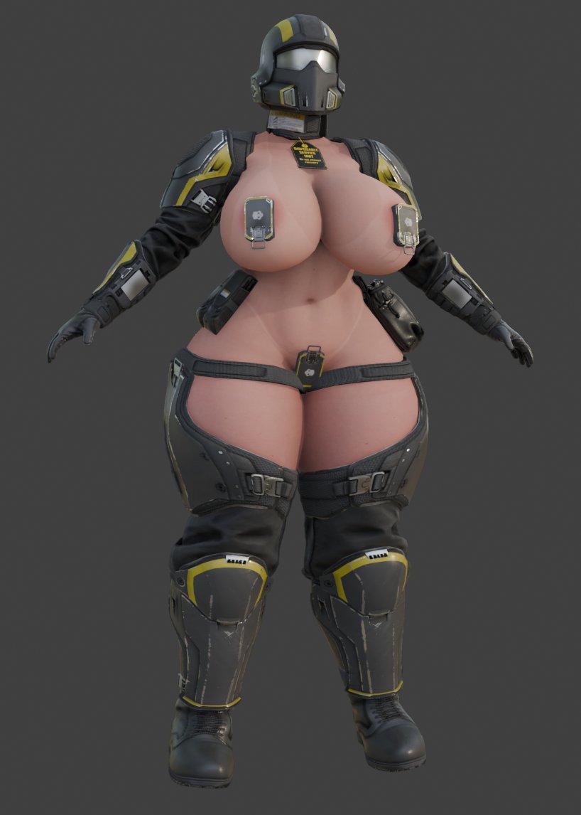 GhosToastArtist's tweet photo. Eh i kinda dont want to give them helmets but they also look not right with that head https://t.co/5JQ6WilVvX