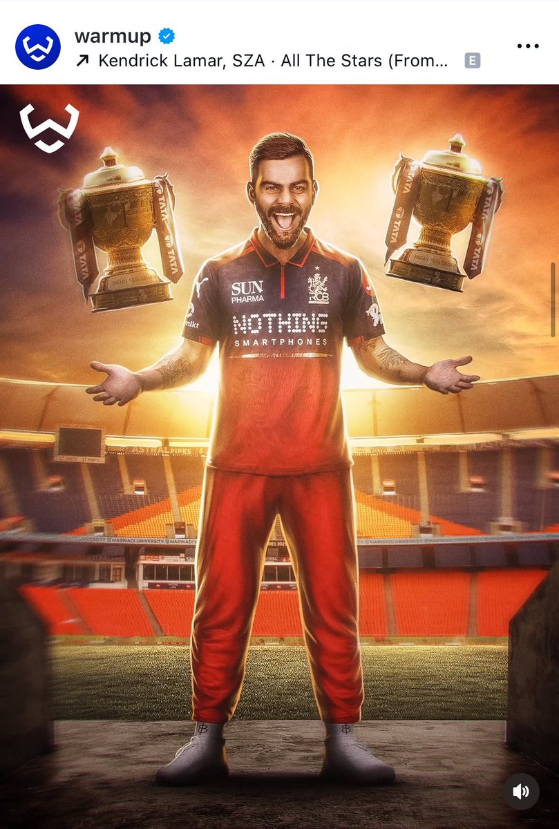 thesandeeptweet's tweet photo. RCB and Virat Kohli victories literally move international media , sports team and athletes 🫡 https://t.co/3EMu3T4wPk