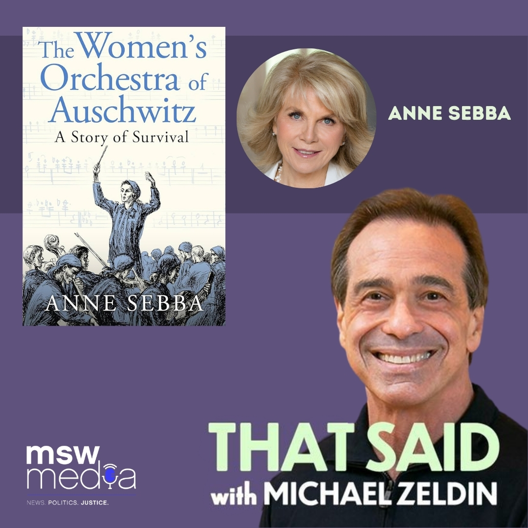mswmediapods's tweet photo. The women forced to play music for their Nazi captors — and how it saved their lives.

 Guest: @annesebba 

New #ThatSaid📌 podcast with @MichaelZeldin  #MSWMedia

Listen: https://t.co/nFiP2UTG4Z https://t.co/mGa4cG40Ww