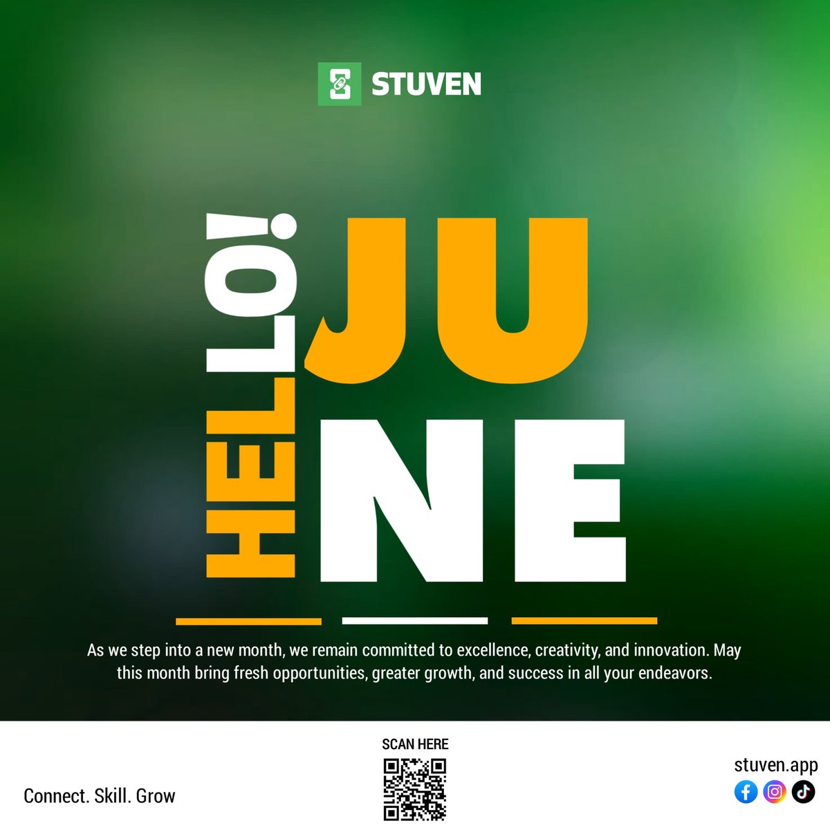 RoyalTechNexus's tweet photo. A new month is here, with it comes new chances to connect, build skills, and grow into everything you’re becoming. At @STUVENLTD, we’re not just stepping into June we’re stepping into bigger opportunities for student entrepreneurs, creators, and service providers ready to be seen https://t.co/dXNA2lsHdr