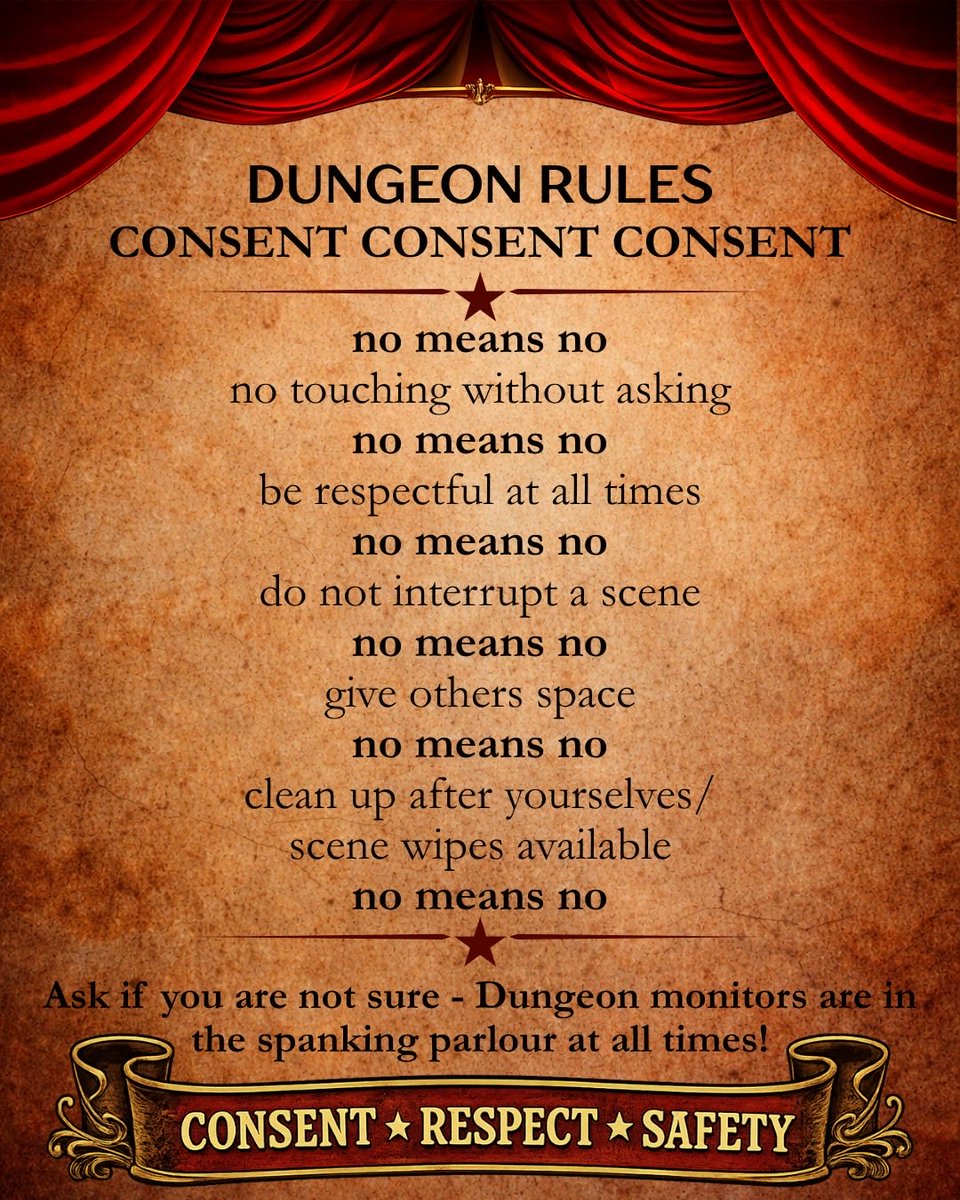 SpankBrighton's tweet photo. It’s all about consent my loves, if you can’t abide by the rules
You will be asked to leave
Pronto! https://t.co/AAmTEP0iNj