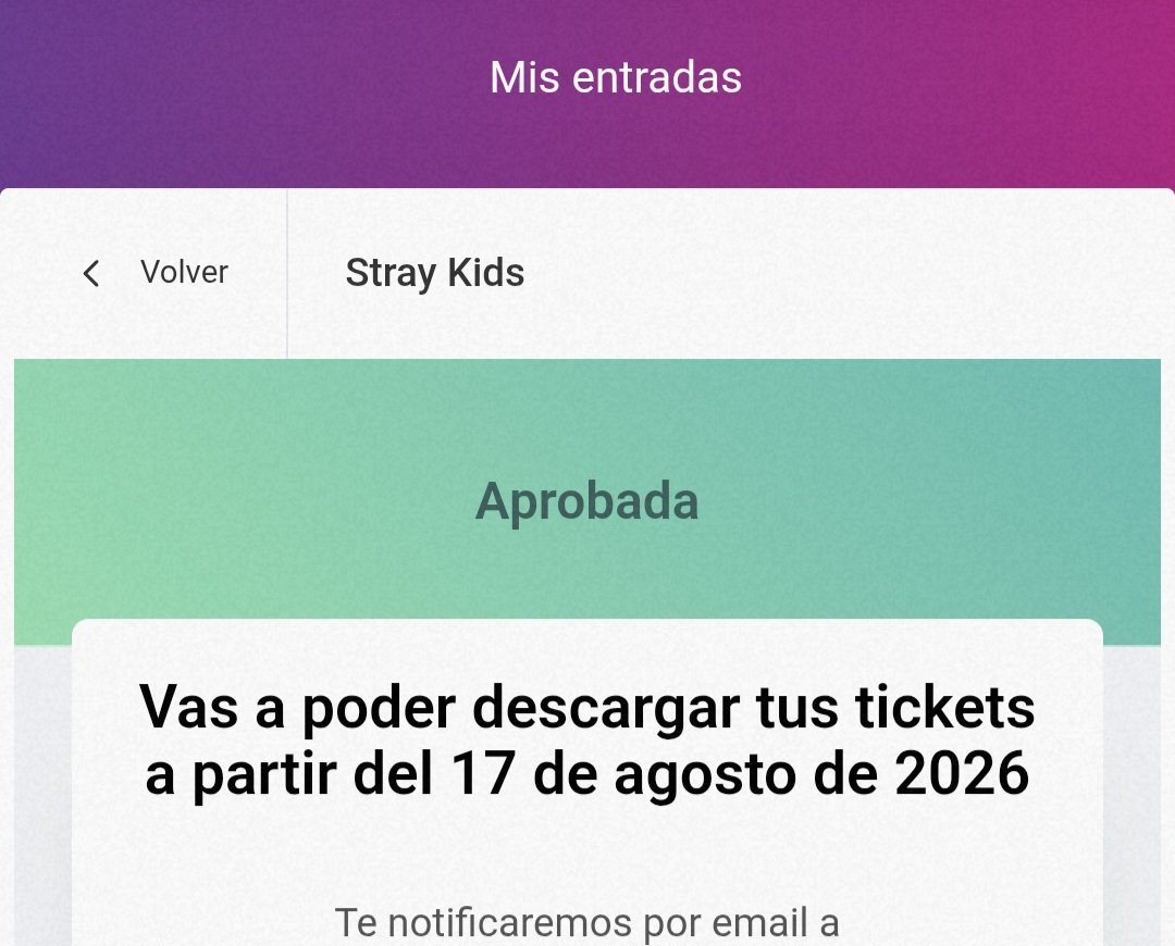 marquokka's tweet photo. SE PUDO GENTE VOY A VER A SKZ 🥹 https://t.co/ttBRNUVjZb