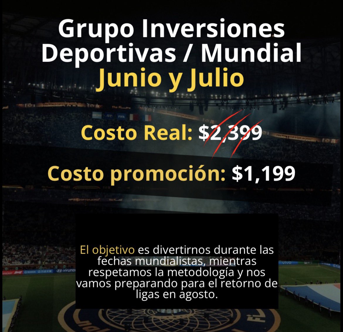 Unyuca's tweet photo. 🦌| Grupo Mundial/Verano

Se liberaron 5 spots para el grupo de verano, algunos clientes se irán de vacaciones, así que pueden aprovechar y ocupar el lugar 🚨 https://t.co/jOMMoROIqe