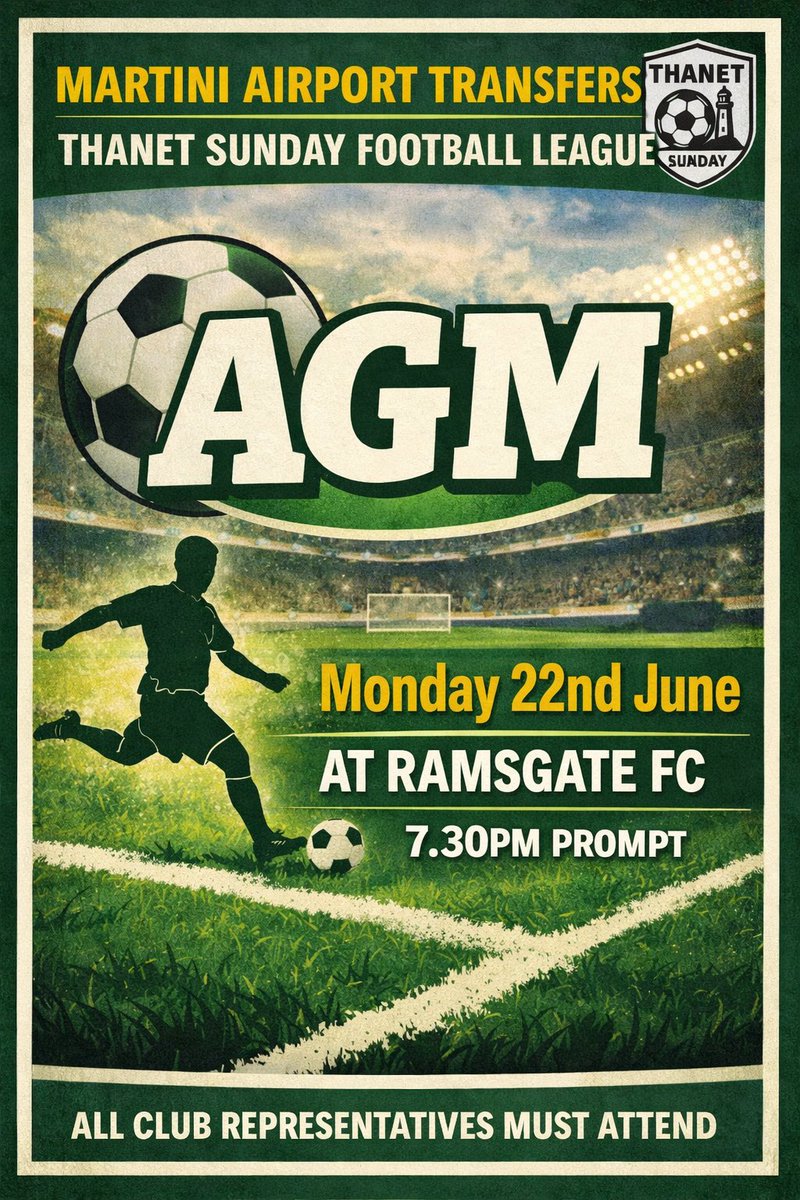 BTSFL's tweet photo. League AGM date confirmed ⚽️⚽️⚽️ https://t.co/ICgr9rqGsr