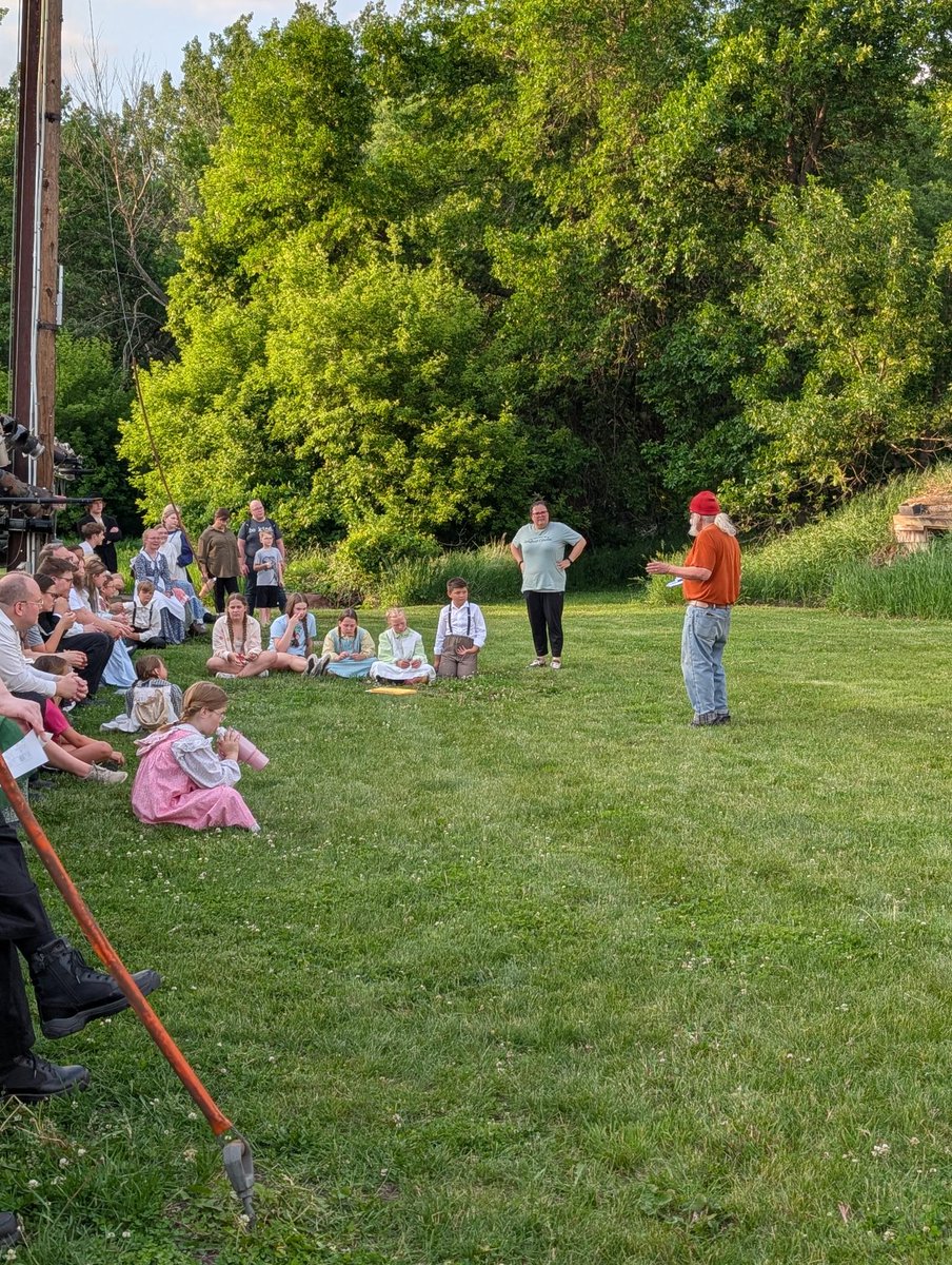 WilderPageant's tweet photo. During the Walnut Grove Laura Ingalls Wilder Pageant, the cast is instructed to get to know your character and your "family". This in an effort to get the cast and crew the mindset that they are no longer in 2026 but in the 1870's so our audiences may have the best experience. https://t.co/B3fv8ASM6u