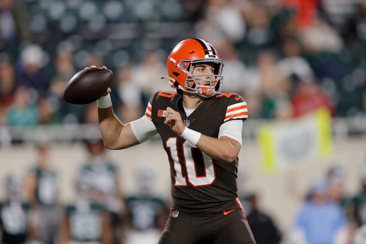RiseNDraft's tweet photo. Don’t worry Browns fans… he’s coming. https://t.co/zwmCTnEh1G