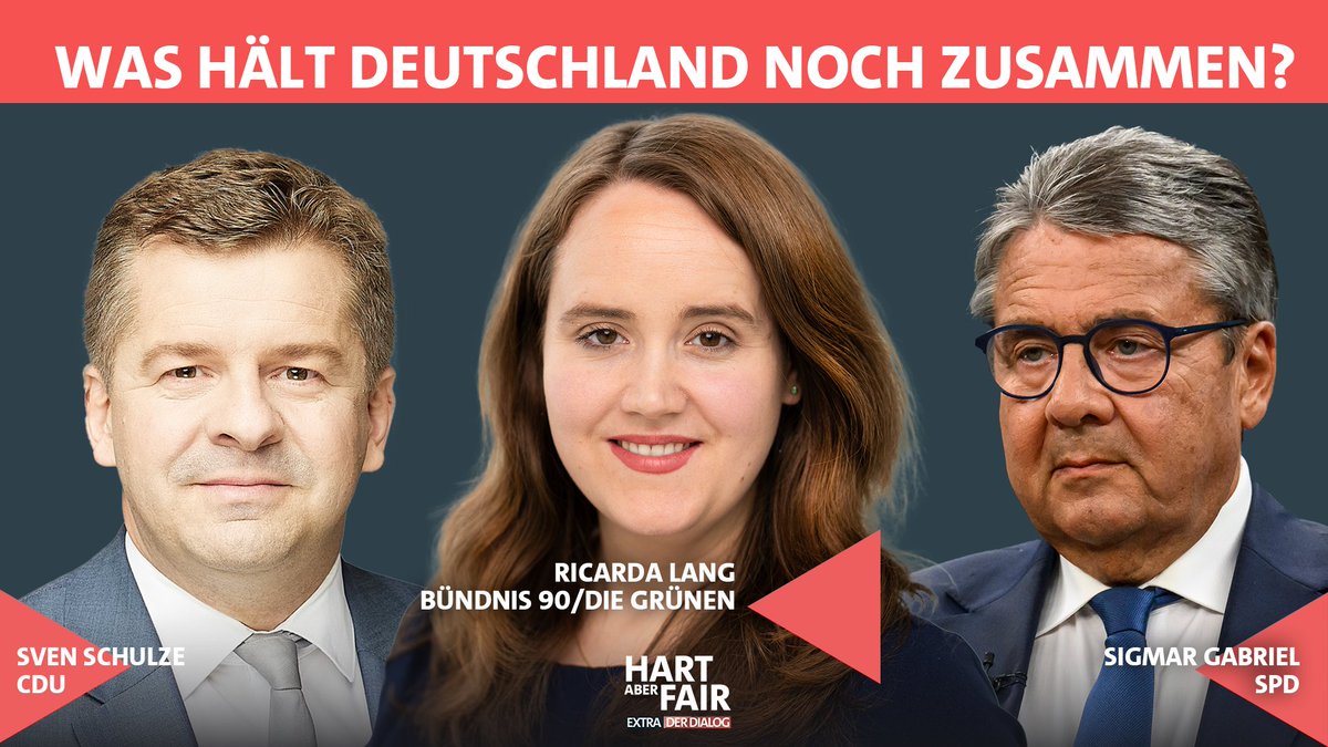 hartaberfair's tweet photo. Bürgerinnen und Bürger gemeinsam an einem Tisch mit der Spitzenpolitik: Was hält Deutschland noch zusammen? Das Thema heute um 21:15 Uhr bei #hartaberfair extra. https://t.co/DNQt1TAEj7