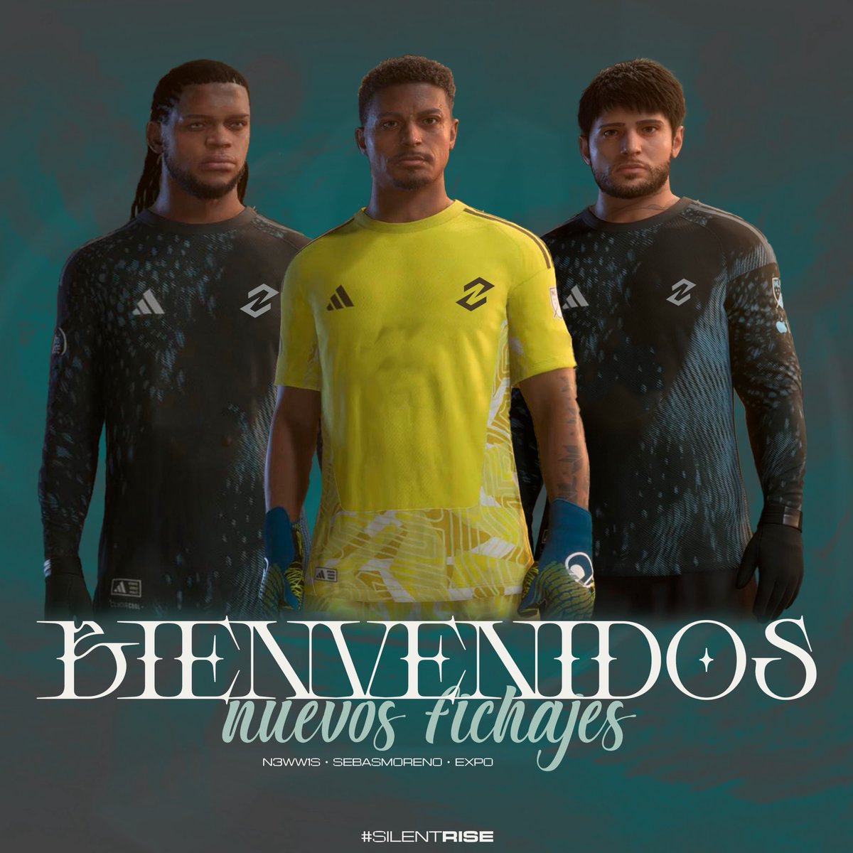 CryZeNGaming's tweet photo. #FICHAJES

Últimas incorporaciones al equipo en este tramo final de competición 🔥

Vienen a darlo todo y reforzar posiciones 💪

CARR - @n3WW1s_ 
POR - @Moreno1998Sebas 
DFC - @Rafiitaa_mdz 

¡¡ Bienvenidos al equipo 🤝!!

#SilentRiseCZN https://t.co/cVjuMeMjqy