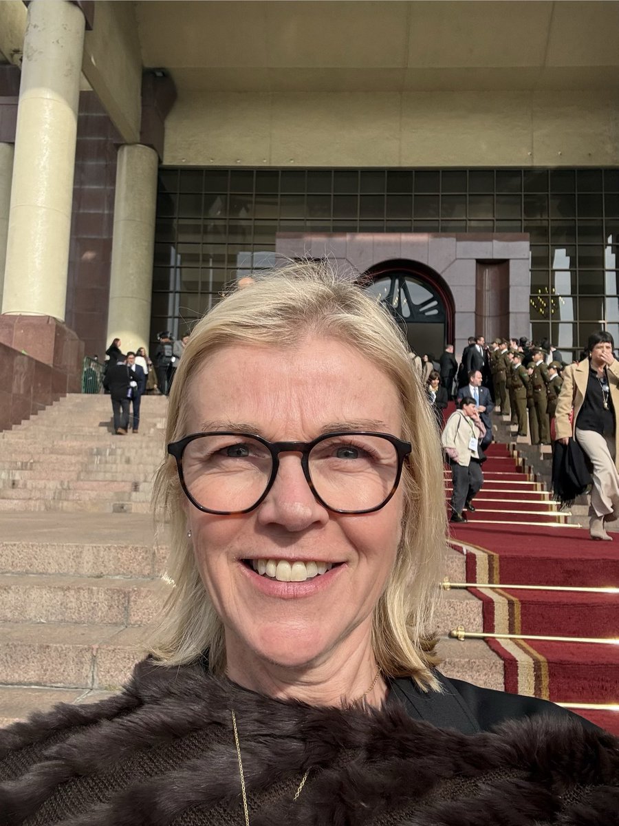 Embajadora de Suecia en Chile tweet media