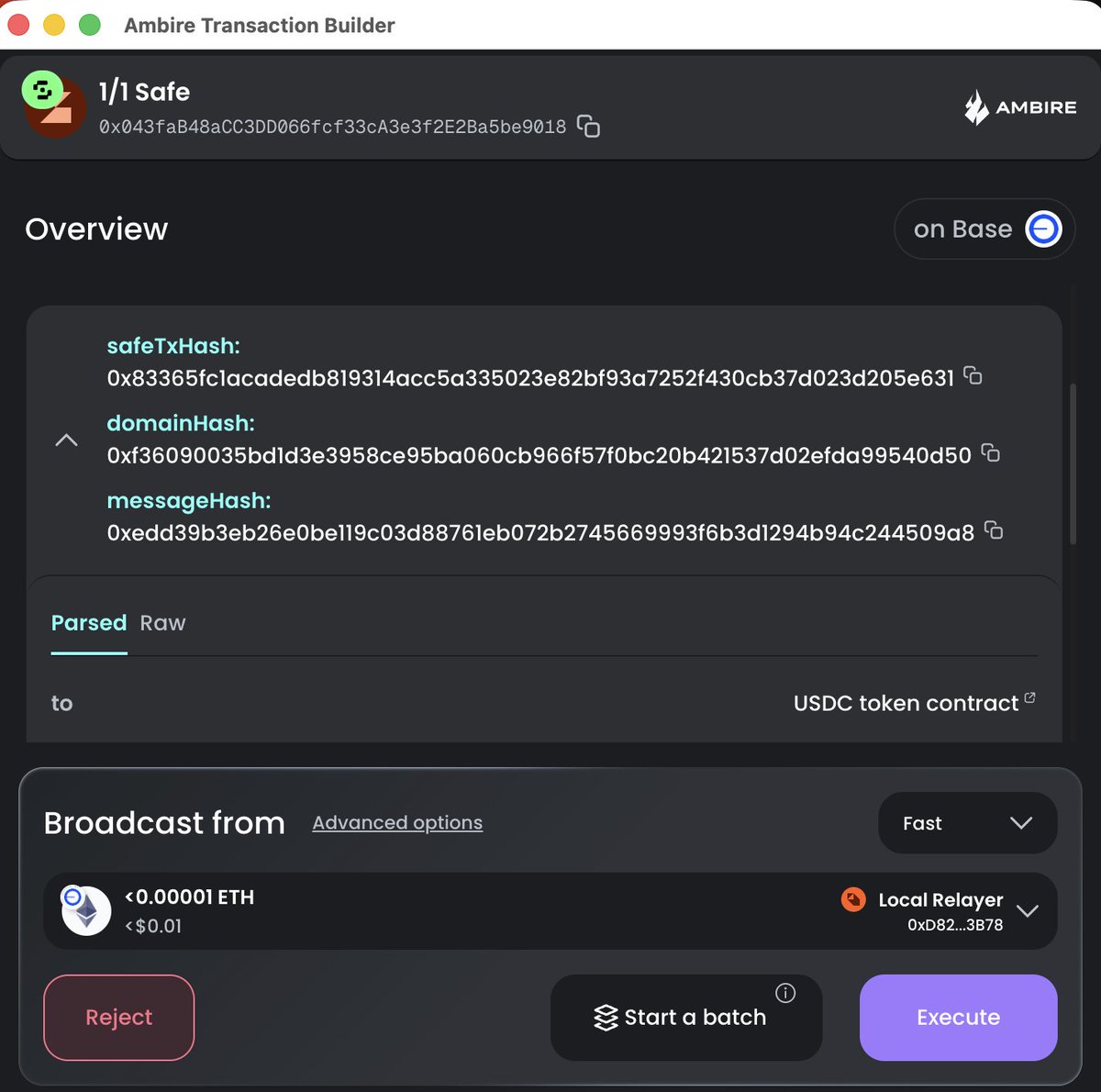 borislavItskovv's tweet photo. We're receiving feedback from @safe users that they want their hashes clearly visible.

We heard you loud and clear.

We'll display them, along with all the the data you need to verify them.

(currently, they are also shown, but after signing with HW begins)

Switch to @ambire https://t.co/WE484pGd30