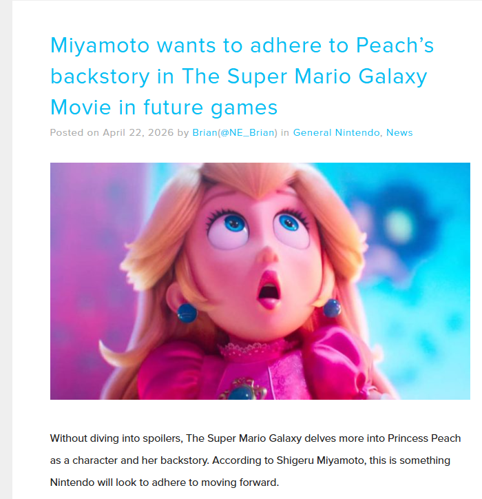 whyarew74367653's tweet photo. @MisterahAdrian @NibanDestikim Actually anything in the Mario movies confirmed by miaymoto is canon. https://t.co/umpoSYw5lR