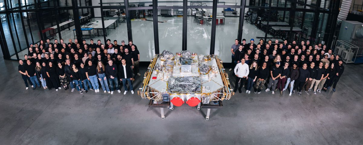 K2SpaceCo's tweet photo. K2 Space celebrates its fourth birthday today, June 1. When our co-founders @KaranKunjur and @neelkunjur started this company, they had big dreams to build big satellites – and now K2 is changing what’s possible in space with high power, high payload mass satellites to support all kinds of complex missions. 

Over the last four years, we went: 
--From a WeWork to a 180,000 sq. ft. factory in Torrance, CA 
--From 2 founders to a team of 275 people who are the best at what they do 
--From a new bank account to $450M in capital raised and $1B in contracts won 
--From a render to one of the largest satellites ever operating on orbit 

As we celebrate this milestone, we’re actively building and scaling to support extensive growth and other planned missions over the next year. Our Trinity mission will launch several satellites in early 2027, and we’ll be producing at least three dozen satellites a year in 2028. 
 
All of this is possible thanks to the support of our investors, customers, and employees, who share our vision of a bigger, more powerful future in space. 

(From then to now, below -- our original facility, on the left, and our current 180k sq. ft. factory and growing team, on the right.)