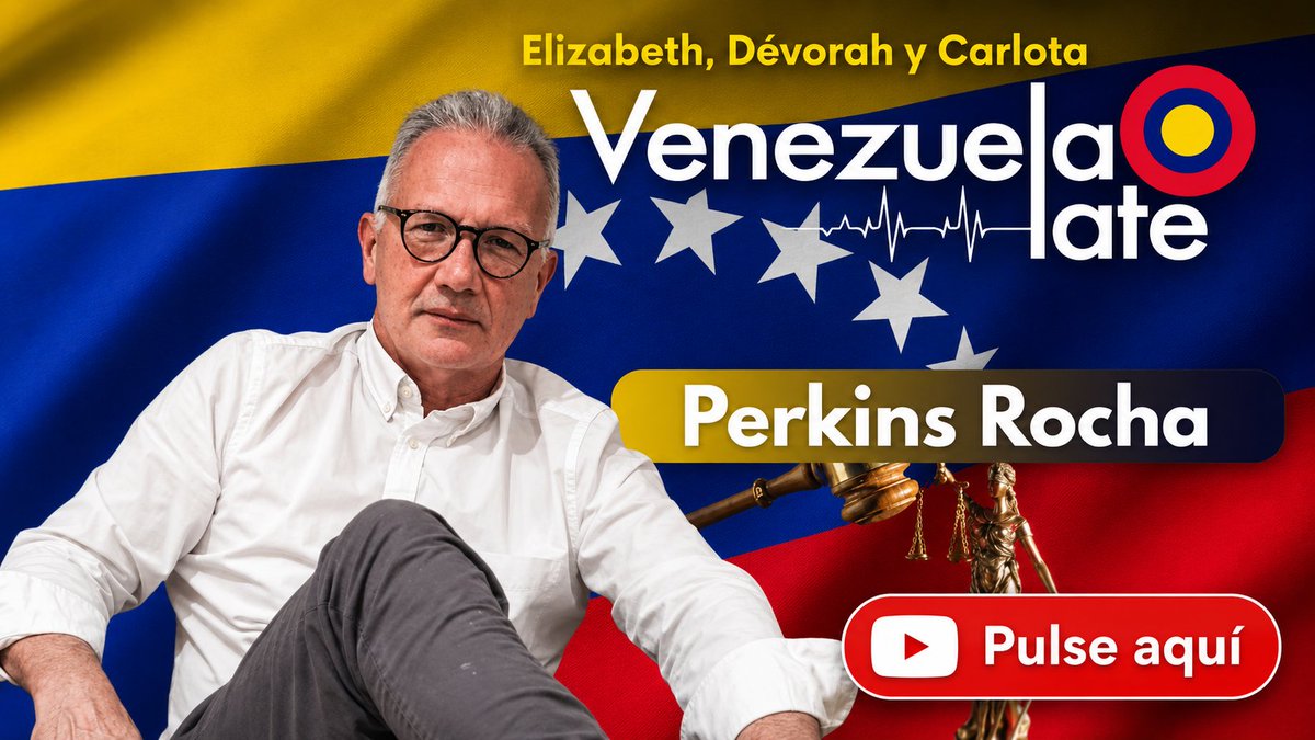 VLate2025's tweet photo. 🇻🇪🎙️📺 Ya está en YouTube nuestra conversación con Perkins Rocha, @PerkinsRocha. Verdad, alianza e institucionalidad. Una conversación lúcida, seria y necesaria, con una frase que ayuda a ordenar este momento: “Lo que se negocia no son principios. Se negocia el cómo y el cuándo.” Vayan a escucharla en el canal de Venezuela Late. Y aprovechen de suscribirse 🔔
▶️ https://t.co/jRiBIk8gdo