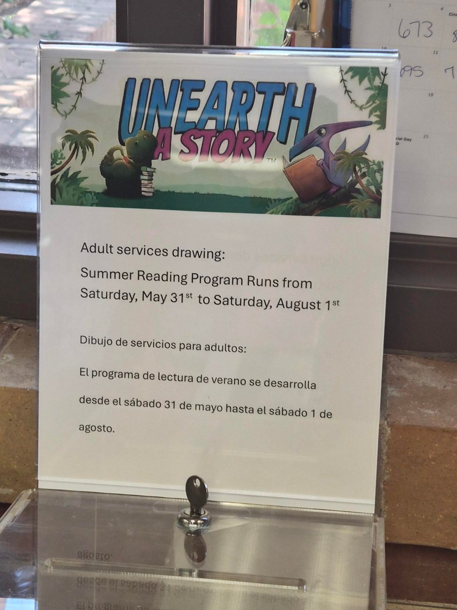 EctorCoLibrary's tweet photo. Hey patrons - be sure to enter our "Unearth A Story" summer reading challenge drawing on the 1st floor! Ask front desk attendant for details. Also, scan the QR code below to track summer reading on https://t.co/5afrgvMrLY for cool prizes! https://t.co/D4pSYpZ9aL