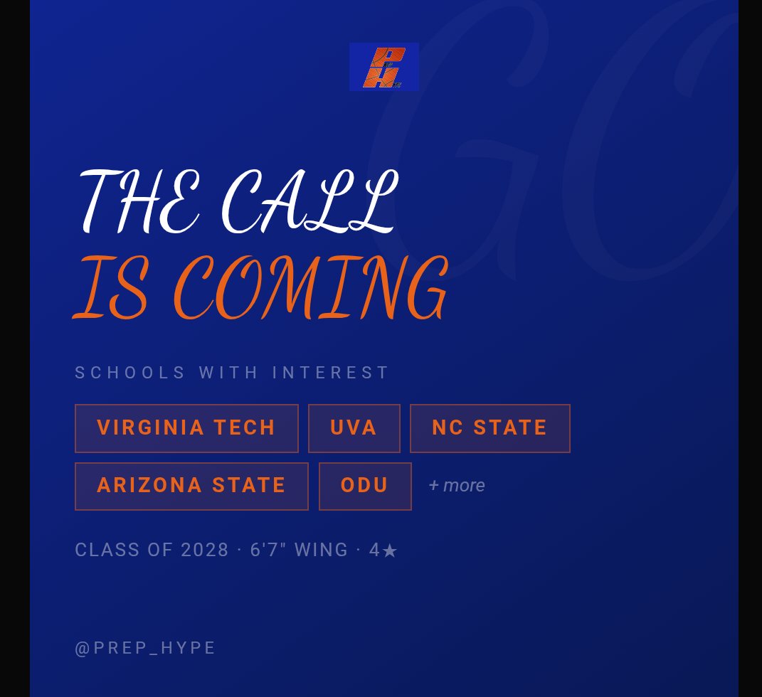 Prep_Hype's tweet photo. We've normalized the antics so much that when a kid just plays 🏀, it feels rare.
@23isaacsmith is rare.
6'7". Class of 2028. Schools lining up. Every time he makes a play, he simply goes back to work.

This one is for those who still believe in the game played the right way. 🧵 https://t.co/aOLP7m3fds