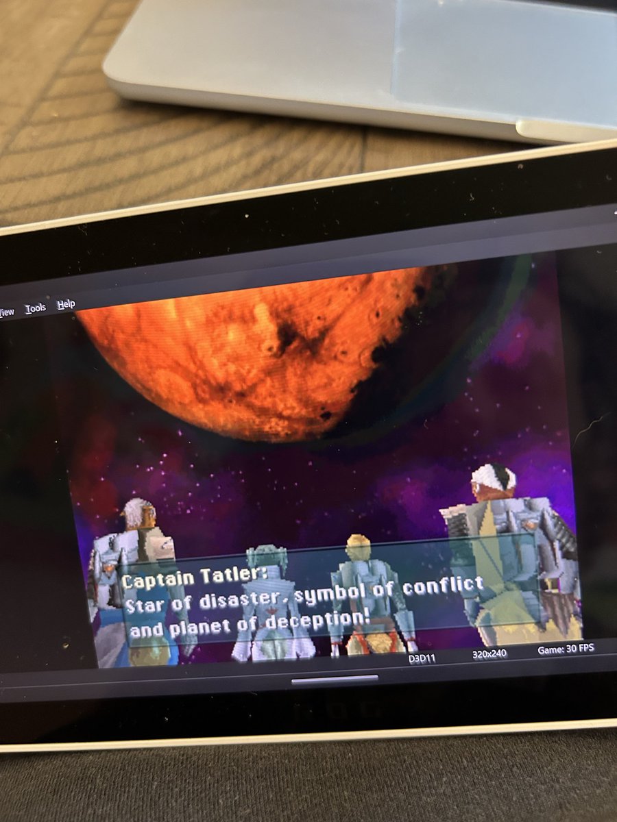 jdowrites's tweet photo. Planet Laika is cool. I get why it never got a US port. It’s a very strange game. https://t.co/Rp758PLiYV
