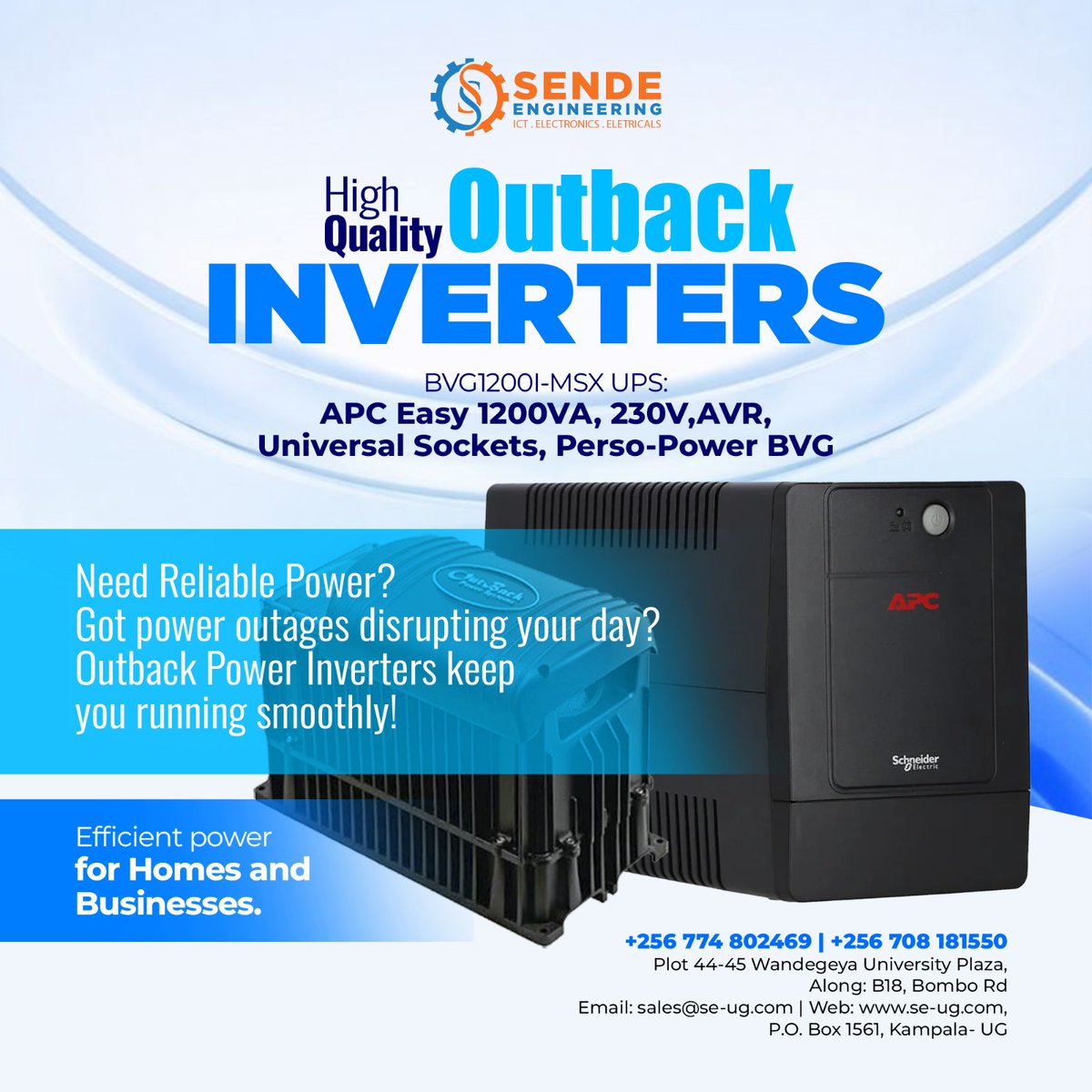 piusmand's tweet photo. Keep your business on during blackouts. Inverters and UPS are available. https://t.co/ep41xP6Wwz
