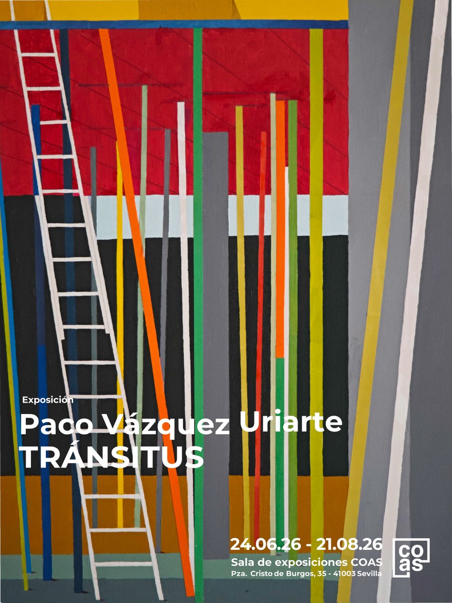 COASevilla's tweet photo. ◾️ Paco Vázquez Uriarte regresa al #COASevilla con la exposición “Tránsitus”.

🗓️ Inauguración: 24 de junio.
📍 #COASevilla (Plaza del Cristo de Burgos, 35).

Conoce todos los detalles ⬇
https://t.co/UVrHHz6gtN https://t.co/emPjUH7CGd