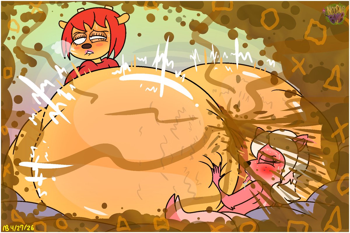 noodlebomb_nsfw's tweet photo. [POOTREON RELEASE]
Flat comm for @Kinkymoofficial 
Toni OC (bottom) belongs to them
#fart #farts #fartfetsh #fartart #fartporn #furryfart #furryfartfetish #furryfartart #furryfartporn #eproctophilia https://t.co/lUmSL30Pad