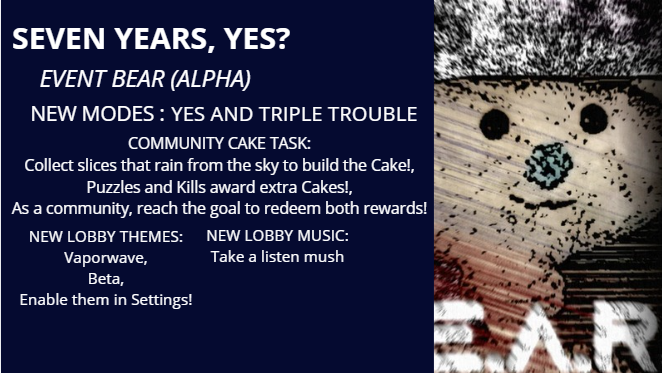 jackwillan_'s tweet photo. Information regarding this year's anniversary event was taken from: Roblox Bear Fandom Wiki: https://t.co/HXh5tiLe2M | Official BearStar Discord: https://t.co/SiEvo7bfqb #bearalpha https://t.co/W9PiKjqeKF